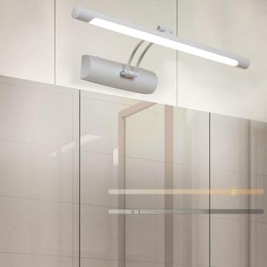 Imagem de Luz LED para espelho de banheiro à prova d'água IP44 luzes de parede com imagem ajustável regulável, cabeça de arandela, braço reto, espelho de penteadeira, iluminação de parede, sala de estar, quarto