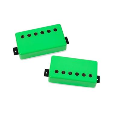 Imagem de Seymour Duncan Conjunto Nazgul E Sentient - Captadores De Guitarra Elétrica 6 Cordas Com Braço Ponte Alto Rendimento Para Hard Rock Metal Moderno Verde-Limão