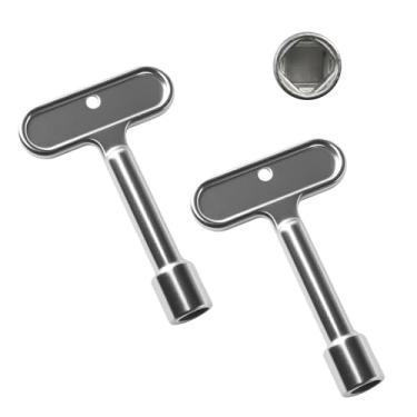 Imagem de VIDABTE Chave de hidrante de 9,5 cm, chave de água para P1300-PART-13-KEY, compatível com Zurn, chave de torneira de água, chave de hidrante de atualização para válvulas de torneira de hidrante de