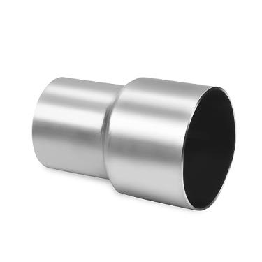 Imagem de Blackhorse – Adaptador universal de exaustão de cano de exaustão, redutor de conector de aço inoxidávelBLACKHORSE-RACING 2" ID - 2.5" ID ER45808