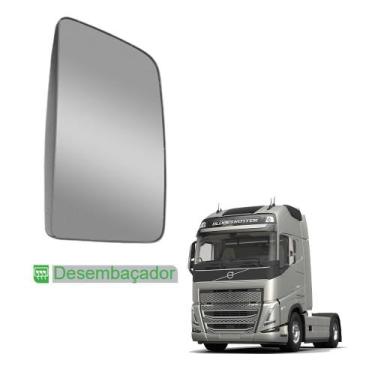 Imagem de Retrovisor p Volvo FH 2018 2019 2020 2021 LD c Desembaçador - Fabbof