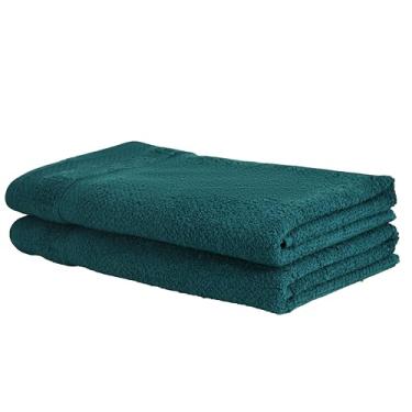 Imagem de Kit Toalha de Banho Döhler Marrocos 100% algodão, gramatura de 450g/m² (2 Banho) (Verde Petróleo)