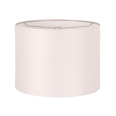 Imagem de Wellmet Abajur necessário para montagem de 33 x 33 x 25 cm para abajur de mesa, abajur de cabeceira, abajur de tambor de tecido, estilo clássico moderno, ajustador de aranha, branco creme