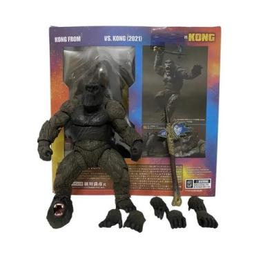 Imagem de Godzilla Vs Kong 2021 Filme PVC Action Figure SHM Kong Kaiju Monsterve