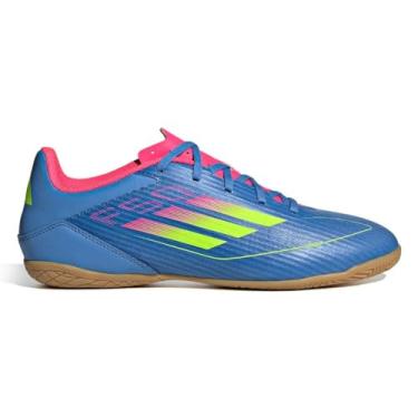 Imagem de Chuteira Futsal Adidas F50 Club Cloud Blue Fusion/lucid Lemon/lucid Pink Ie1221 41