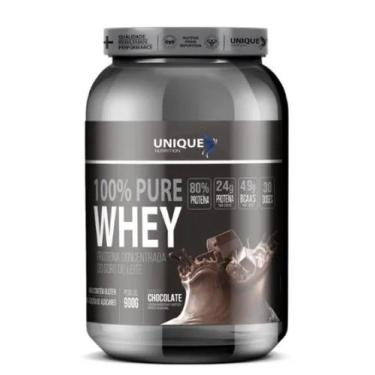 Imagem de 100 Pure Whey Sabor Chocolate 900g Unique Nutrition