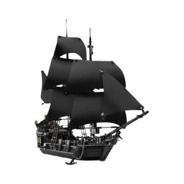 Imagem de Conjunto De Blocos De Construção De Navio De Guerra Pirata Infantil MO