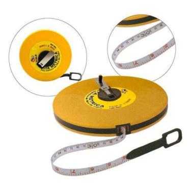 Imagem de Trena Fita Métrica 50m X 13mm Fibra De Vidro - FBG