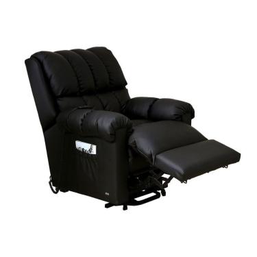 Imagem de Poltrona Do Papai Reclinável Texas Fantastic Zero Wall Motorizada C- Lift Courano Preto