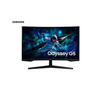 Imagem de Monitor Gamer Samsung Odyssey G5, 27", QHD, 165Hz, 1ms, Freesync, HDMI, DP - LS27CG552ELMZD