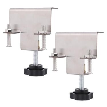 Imagem de Fafeicy Premium Aço Inoxidável Cupamento de Instalação de Instalação Não -Função -Slip Função para Instalar Placas de Gaveta (Prata)