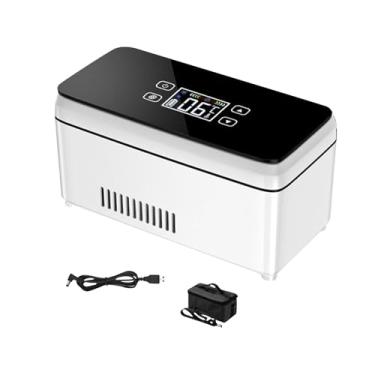 Imagem de Ysyqkn Caixa de viagem mais fria de insulina, caixa de organizador refrigerado, refrigeração portátil de refrigeração de armazenamento para vida cotidiana, Tela Sensível Ao Toque