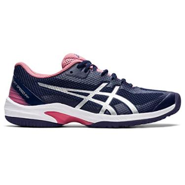 Imagem de ASICS Women's Court Speed FF Tennis Shoes, 6, Peacoat/Pure Silver