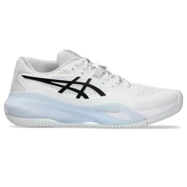 Imagem de ASICS Tênis masculino Gel-Resolution X Clay, Branco/preto, 47