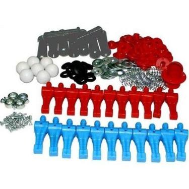 Imagem de Kit Pebolim Totó Fla-flu Pacau Passante Sem Ferro Sem Campo - Tacoland