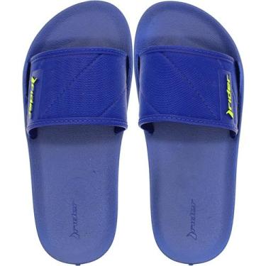 Imagem de Chinelo Slide Infantil Rider Street Solado Macio Menino, Azul, 35/36