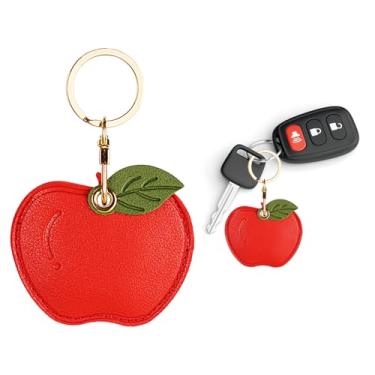 Imagem de Capa com suporte para chaveiro para Apple Tag, capa protetora com anel de chaveiro, capa rastreadora GPS para chaves