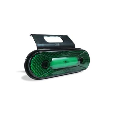 Imagem de Lanterna Lateral Oval 3led C/Suporte - Facchini Verde Esmeralda