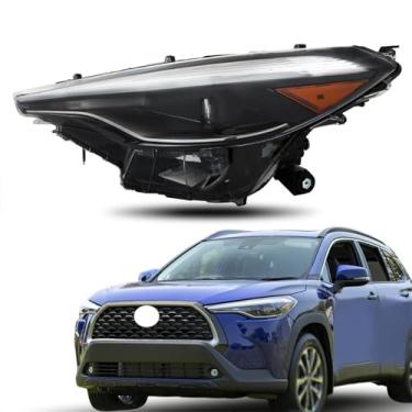 Imagem de Silscvtt Substituição do farol do lado do motorista para Toyota Corolla Cross 2022-2023 conjunto de faróis 81150-0A240