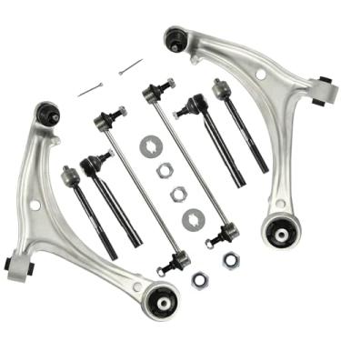 Imagem de TIEZFUL Kit De Suspensão Com 8 Peças Para Honda Odyssey 2005-2010, Braço Controle Inferior Dianteiro Juntas Esféricas, Barras Direção E Estabilizadoras Ms601007 Ms601008 Es800224 Ev800226 K750304 D6