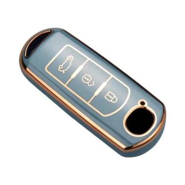 Imagem de Capa De Chaveiro Para Chave De Carro Mazda TPU Flip Key Case Shell Fob