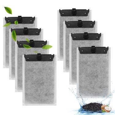 Imagem de Nebulist Pacote com 8 cartuchos de filtro de aquário médios compatíveis com filtros Tetra Whisper IQ 10, Whisper 10i, Whisper PF10 e TetraFauna ReptoFilter 90 GPH e filtro Tetra Whisper Power 5-10