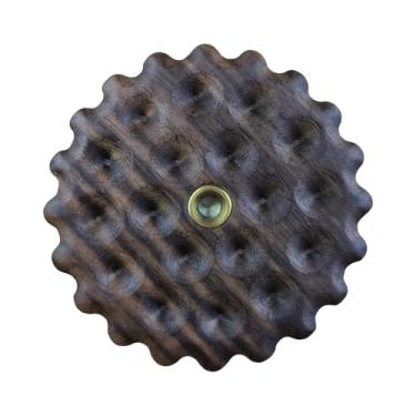 Imagem de Colaxi Tapete antiderrapante para violoncelo, suporte de apoio para pino de violoncelo, suporte de posicionamento de madeira resistente ao desgaste, Preto