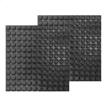 Imagem de Piso Moeda de Borracha 3mm Placa 50x50cm 20 unidades - Menco