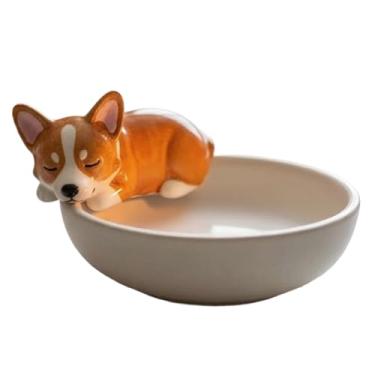 Imagem de Castiçal de chá – Castiçais decorativos | Bandeja decorativa moderna com design de cachorro para casa, cozinha, lareira, festa de Halloween, recepção