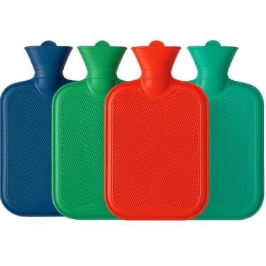 Imagem de Bolsa Térmica 2L para Compressa de Borracha | Água Quente e Fria | Alívio de Dores, Cólica, Lesões e Relaxamento