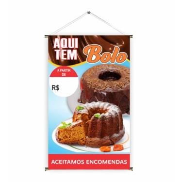 Imagem de Banner pronto Bolo Guii ATL BA 057 medida 45x70 cm arte pronta
