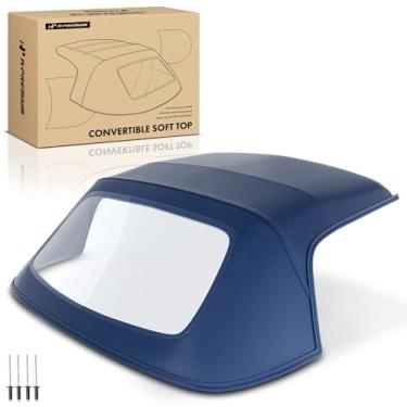 Imagem de A-Premium Tampo macio conversível caramelo compatível com Fiat Barchetta 1995-2005, com janela de plástico