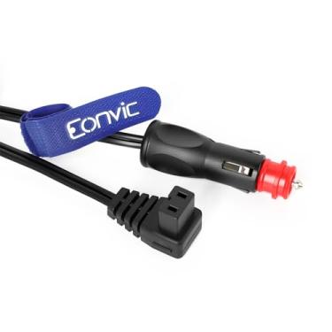 Imagem de Eonvic Cabo de alimentação de geladeira de carro 12V/24V plugue de isqueiro cabo de extensão de carro para Cool Box Dometic, Alpicool, Waeco CF, ARB, Setpower, ICECO, Mobicool FR40 (1,5 m)