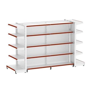 Imagem de Gôndola Central Prateleira 1 Inicial e 1Continuação e 2Ponta - ELITE A