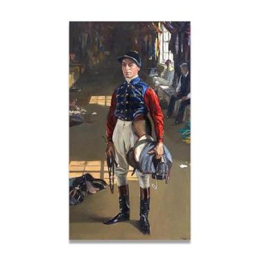 Imagem de LKXGRRSFG Impressão em tela King'S Color John Lavery Irish Realist Portrait & War Scenes – Arte de parede vintage para casa 39,98 x 72 cm sem moldura
