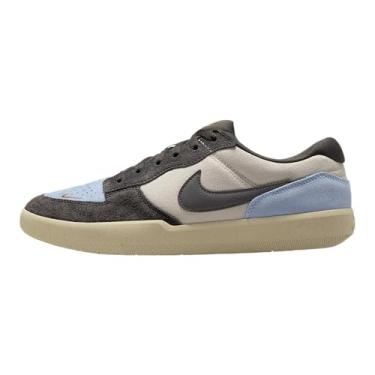 Imagem de Nike Tênis de skate SB Force 58 (DV5477-102, marrom claro/azul psíquico/linho/cinza médio), Madeira de minério claro/azul psíquico/linho/cinza médio, 41