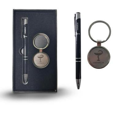 Imagem de Canetas Esferográficas de Profissão com Chaveiro - Dantas, Farmacia