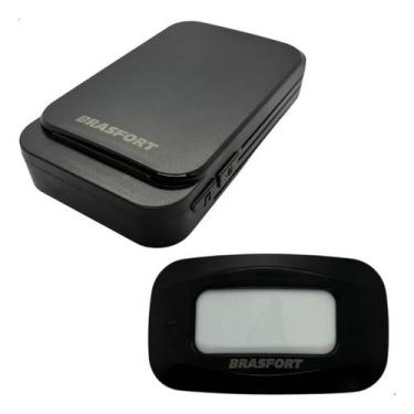 Imagem de Anunciador De Presenca Com Sensor Preto Ref. 7746 - Brasfort