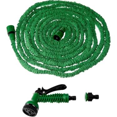 Imagem de Mangueira Mágica Jardim Resistente Expansível Flexível 15M 22M 30M Mangueira de Jardim Extensível (Verde - 22 metros)