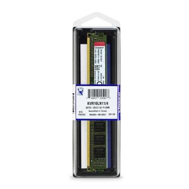 Imagem de Memoria Desktop 4gb - Ddr3 - 1600mhz - Kingston - Kvr16ln11-4
