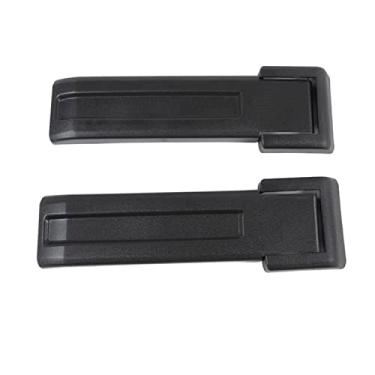 Imagem de QGQZIQG Porta Traseira Porta Traseira Suporte de Pneu Sobressalente Dobradiça Decoração Capa Guarnição Acessório de Carro para Jeep Wrangler Jk Jku 2007-2017 2/4 Portas Preto