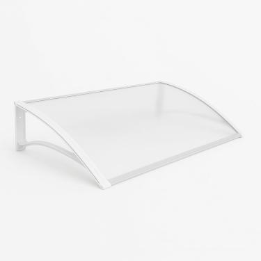 Imagem de Toldo Modular Policarbonato 1,00x0,50m - Portas e Janelas(Branco com transparente)