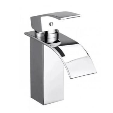 Imagem de Torneira Monocomando Banheiro Cascata Baixa Slim - DeckCasa 