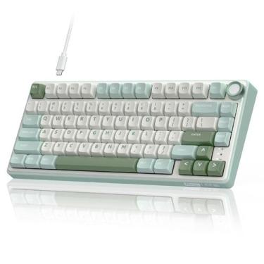Imagem de Teclado mecânico RK ROYAL KLUDGE R75 com fio 75% RGB retroiluminado