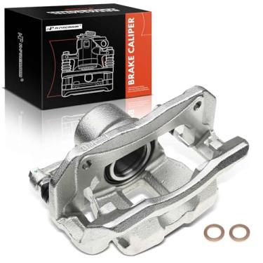 Imagem de A-Premium Conjunto de pinça de freio a disco dianteiro esquerdo do motorista com suporte compatível com modelos selecionados Acura e Honda - Accord SE/Sport/Touring 2016-2017, Civic Si 2017-2020, ILX