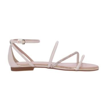 Imagem de Sandália Luz da Lua Rasteira Strass Cristal