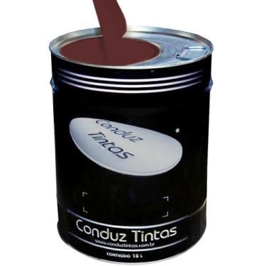 Imagem de Tinta sinalização Ecológica - CONDUZ TINTAS - TERRACOTA - Balde 18 L.