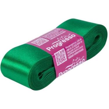 Imagem de Fita de Cetim CF009 38mmX10m Verde Bandeira 217 Progresso - Fitas Prog