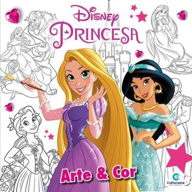Imagem de Arte e Cor Disney Princesas - CULTURAMA EDITORA E DISTRIBUID