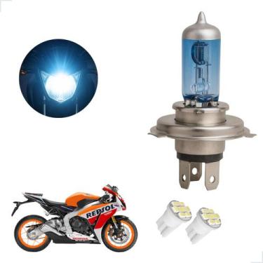 Imagem de Lâmpada Halógena Super Branca h4 para Moto Honda CBR 1000F 1991 1992 -
